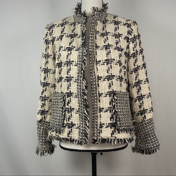 Harve Benard Vintage Black & White Blazer Jacket - Picture 6 of 16